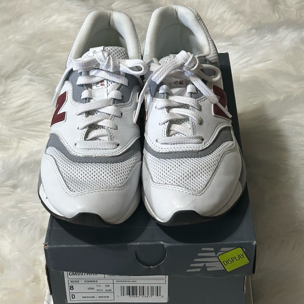 New Balance 997H Crimson red/white sz 8D